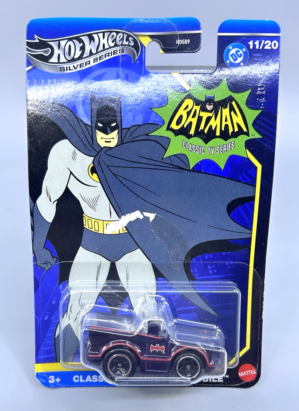 Hot Wheels Silver Series BATMAN Classic TV Series Batmobile 11/20 Diecast 1:64